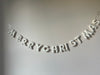 Merry Christmas Letter Garland