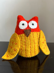 Felted Owl Toy