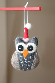 Xmas Owl Ornament