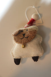 Xmas Sheep Ornament