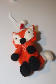 X-mas Fox Ornament